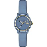 Lacoste.12.12 Swift Women's 3H Quartz Watch, Leather Strap - Water Resistant Up to 3ATM/30 Meters - Modern, Stylish Timepiece - Gift for Her