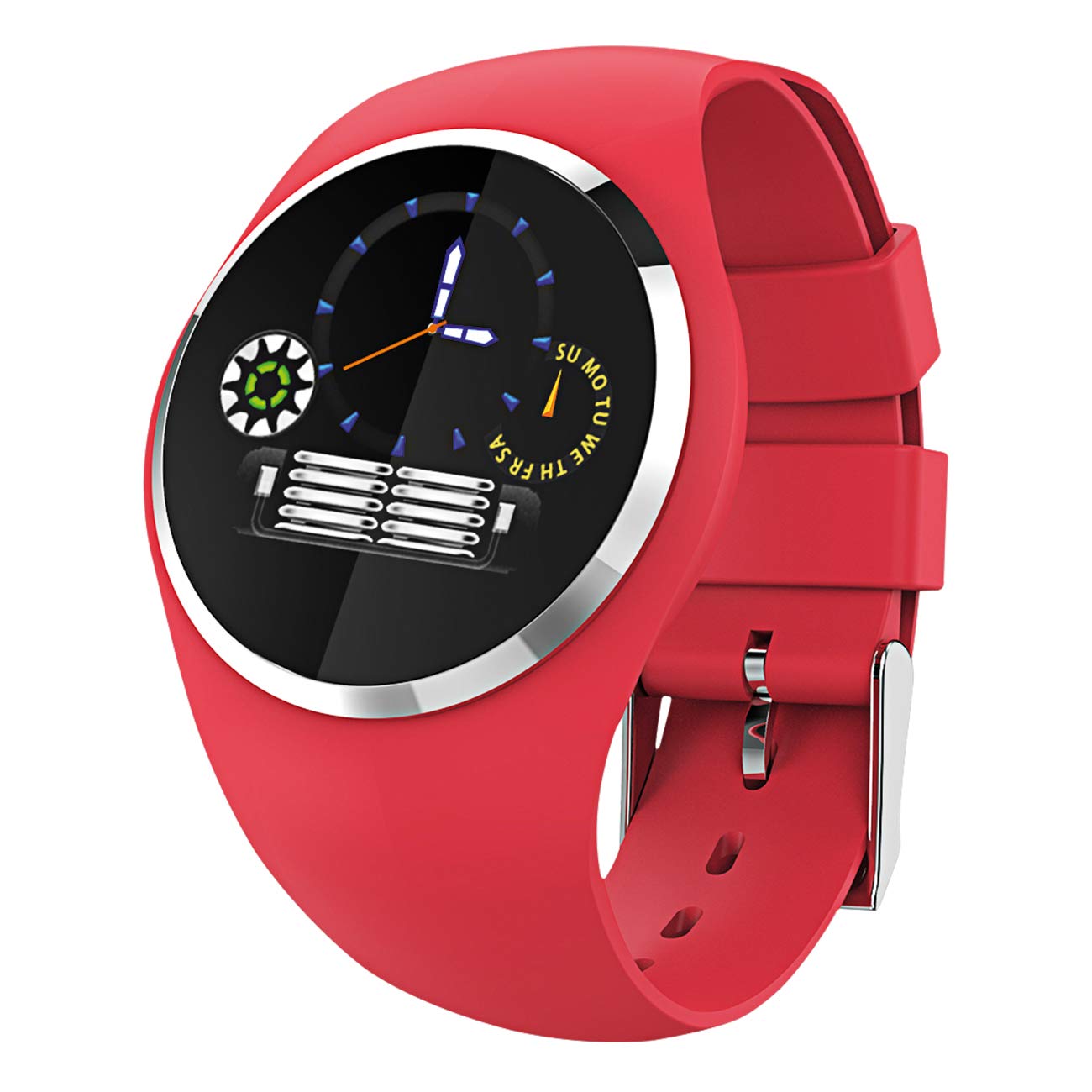 Atlanta Smartwatch with Touch Display Red 9703/1