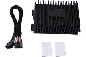 Srutueo Car Radio DSP Amplifier Lossless 4 Way Modified Speakers Android Universal Wired Car Sound Upgrade Audio Easy Install Easy to Use, Black, 500438721