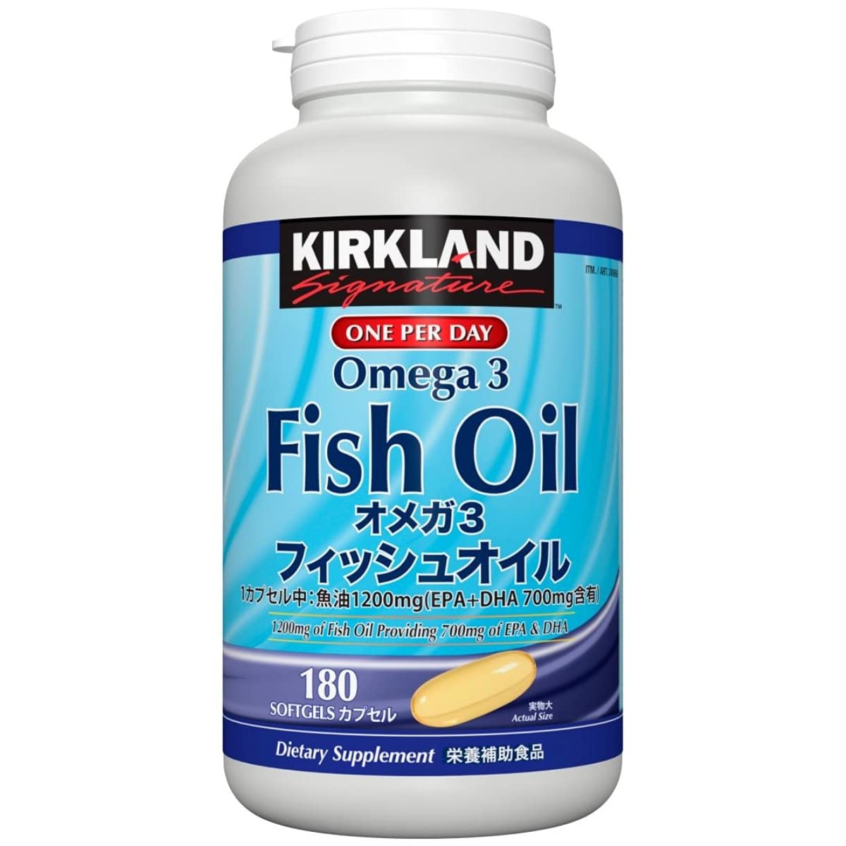 Mua カークランド(KIRKLAND ) オメガ3 フィッシュオイル 180粒 trên Amazon Nhật chính hãng