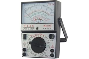 MF-47 Analog Multimeter with Voltmeter Ammeter Ohmmeter Functions for AC/DC Voltage Current Resistance and Battery Testing,Bl
