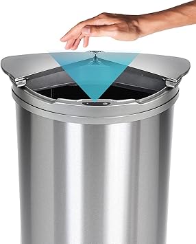 Amazon Co Jp Jobson ジョブソン 自動ゴミ箱 賢いゴミ箱 47l 45リットル 対応 自動開閉ゴミ箱 ゴミ箱 センサー 自動 横スライド スリム ダストボックス おしゃれ 自動 開閉 ふた付き 消臭 シルバー Jb03 メーカー2年保証 スポーツ アウトドア