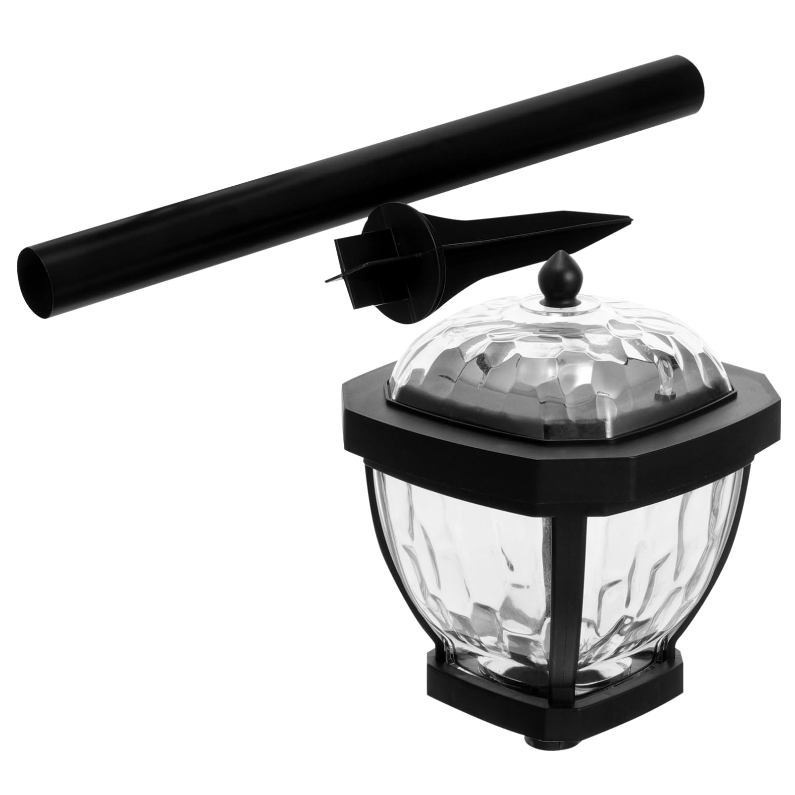 Uonlytech Solar Post Lights Garden Lamp Post Led Solar Fence Post Lights Waterproof Deck Lights Post Cap Light for Patio Pillar Pathway (White Light)