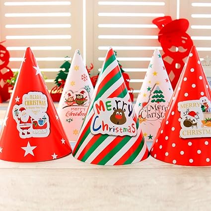 Amazon Com Clearance Christmas Decorations Paper Christmas Hat