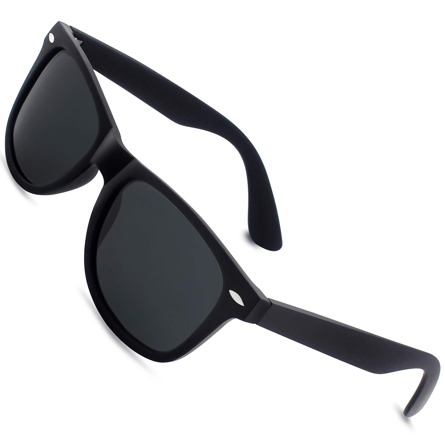polarized wayfarer style sunglasses