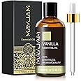 Vanilla Essential Oil 100ml, MAYJAM Premium Essential Oils for Aromatherapy, Diffuser, Soap Making, Candle Making, Large Bottle Vanilla Oil with Gift Box(3.38fl.oz)