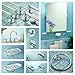 Gatco 819 Marina Shower Rod Set, Chrome