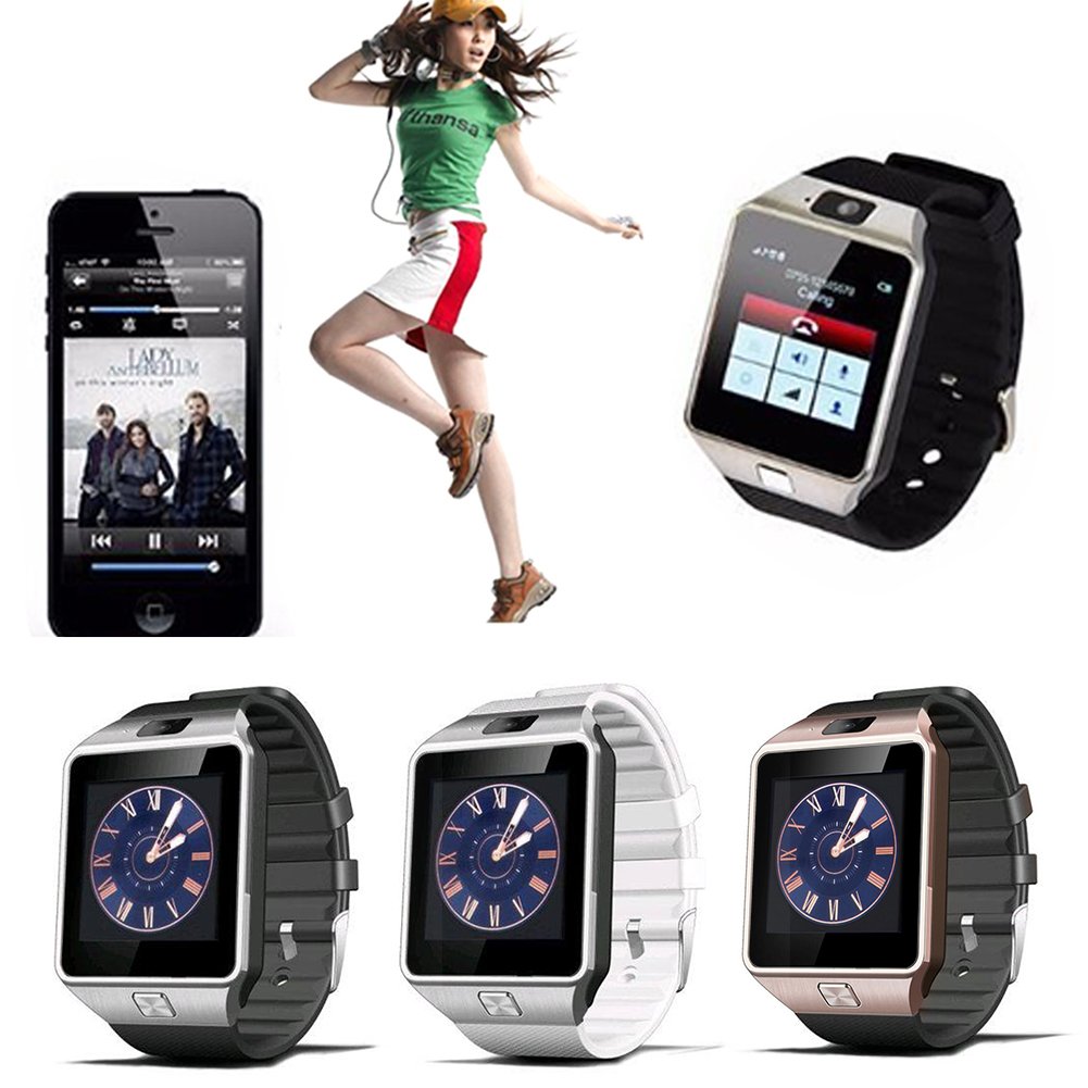 Amazon.com: DZ09 Smart Watch Bluetooth Camera Smart Wrist ...