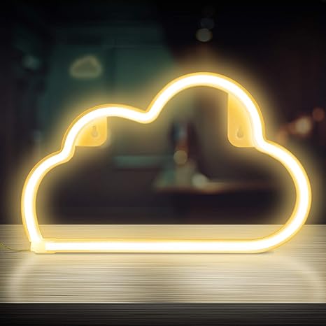 Cloud Neon Signs Led Neon Lights For Wall Decor Led Safety Art