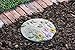 Evergreen Garden Memorial Stone | Mom, Not a Day Goes by | 12 Inches Wide | Remembrance for Loved One | Décor for Homes, Lawn, Outdoor or Indoor