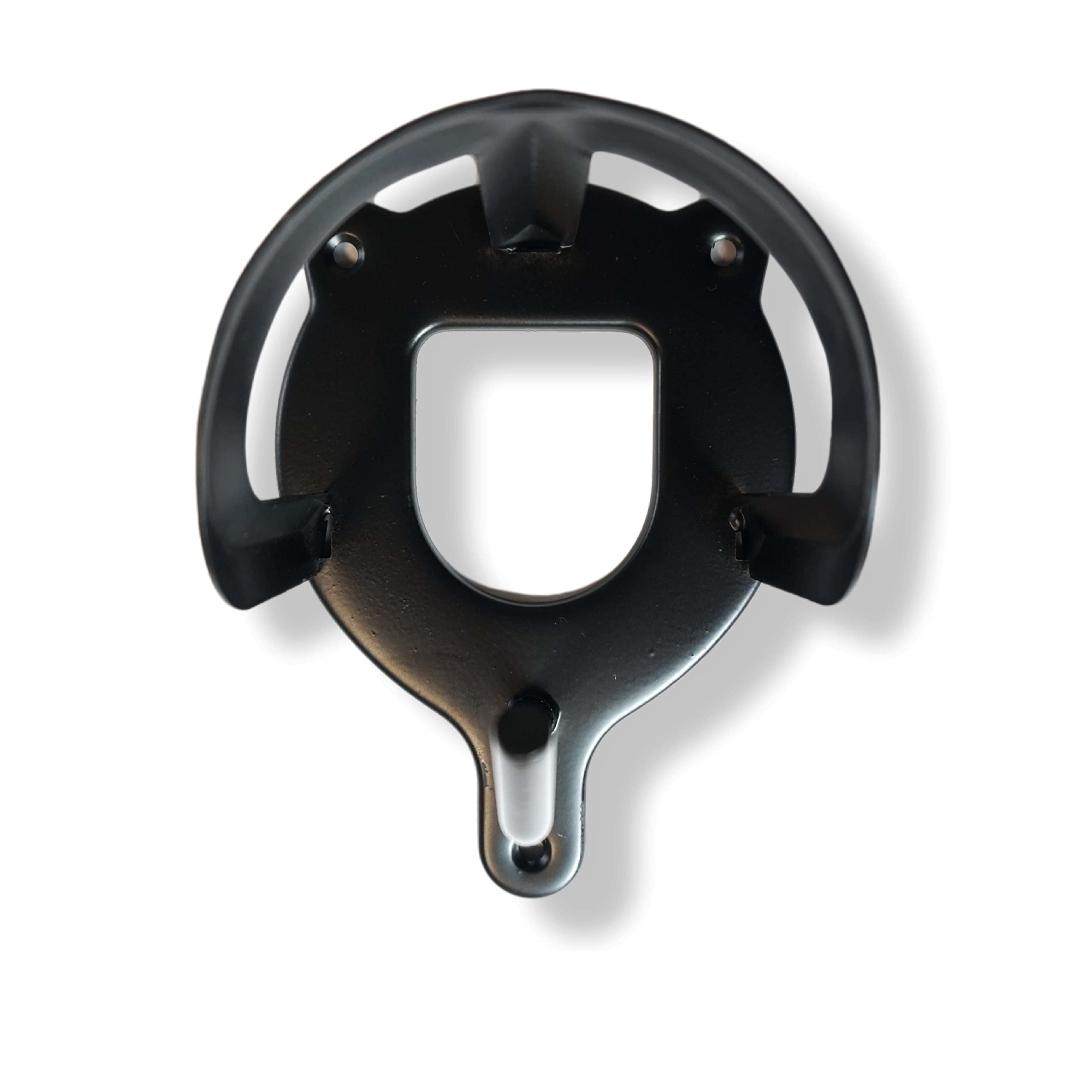 Snaffle Holder for Horses, Riding Stable, Saddle Chamber with Additional Hooks, for Hanging Bridle Headcollar Bit Metal in Red & Black (Black)