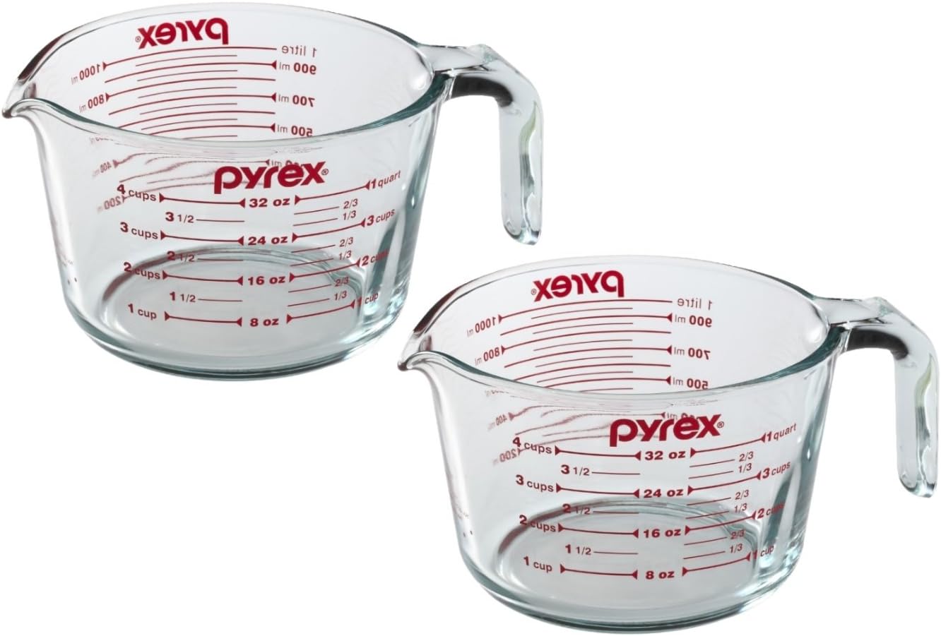 PYREX 4-cup/1-Quart Measuring Cup (2 PACK)