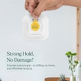Winsome Disc Plate Hangers 140mm Self Adhesive Wall Plate Holder (5.5") view 3