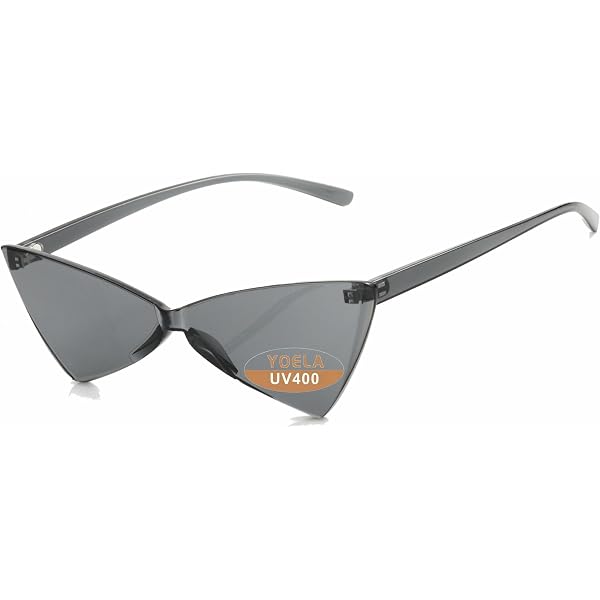 4 Pairs Triangle Sunglasses Frameless Space Eye Sunglasses  display picture 3