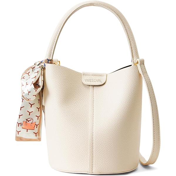 Amazon.com: Fashion Leather Bucket Bag,Classic Large Top