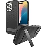ZAGG Denali Snap with Kickstand for iPhone 16 Pro Case - 16ft Drop Protection, MagSafe & Wireless Charging Compatible, Graphene Reinforced, Dual Layer Protection, Recycled Materials, Black