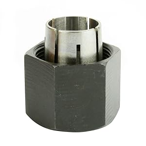 Big Horn 19693 1/2" Router Collet Replaces Hitachi 325-199, 323-421, Dewalt 326286-03, Bosch 2610906284