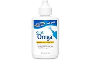 NORTH AMERICAN HERB & SPICE SinuOrega - 2 fl. oz. - All-Natural Nasal Spray - Oregano Oil & Sage to Support Healthy Sinus Response - Non-GMO, Alcohol Free, No Chemical or Synthetic Additives