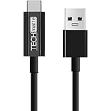 TechMatte USB Type C Cable-UBS C to USB Type A 3.0 (5 feet, Black)