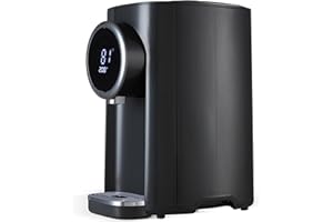 O C T A V O OCTAVO Water Boiler & Warmer 5 Liter, 304 Stainless Steel Water Tank, 700 Watt 6 Adjustable Water Temperature, LCD Touch Control Screen, Child Lock with Water Shortage Indicator