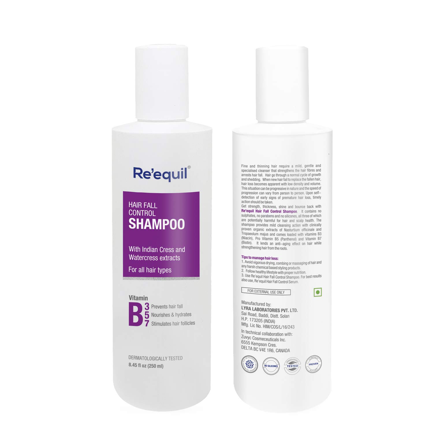 Re Equil Hair Fall Control Shampoo 250 Ml Buy Online In Uae