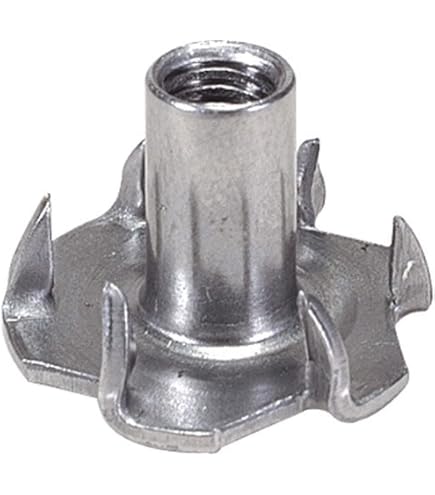 M3 BZP Steel T-Nuts | Durable Zinc-Plated Fasteners for Wood