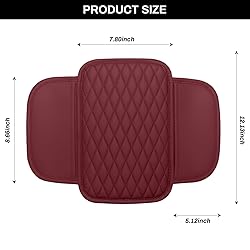 Car Center Console Cover, Upgraded Microfiber