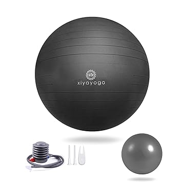 RedSwing Exercise Ball, (55-75cm) Extra Thick Yoga Ball, Anti-Burst Heavy Duty Stability Ball with Quick Pump, Great for Yoga, Pilates, Birthing and ...