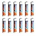 PowerDriver 12 Packs AAA Ni-MH NiMH Rechargeable Batteries for Solar Lamp Microphone Keyboard Toy