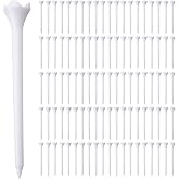 Premium Plastic Golf Tees | 30/100 Pack Golf Tee (3-1/4", 2-3/4", 1-1/2") | Performance Enhanced Durability, Great Stability, Multiple Designs &amp; Heights, Golf Accessories
