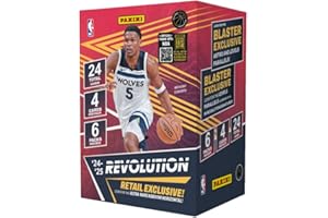 2024–25 Panini Revolution NBA Basketball Blaster Box – Official NBA Trading Cards – Includes Blaster-Exclusive Parallels, Inserts & Rookie Cards – Panini Retail Edition