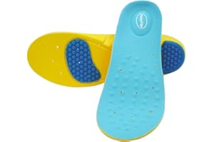 HappyStep Super Sport Insoles, Gel Insoles, Arch Pads Pain Relief Shoe Insoles, Easily cut your own size (US Women Size 5-6.5