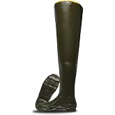 LaCrosse Grange 32" Rubber Boots for Men Featuring Waterproof Rubber, Slip-Resistant Design, Calf Harness, and Eva Footbed