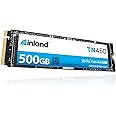 INLAND TN450 500GB NVMe M.2 PCIe Gen4x4 2280 Internal Solid State Drive SSD - Up to 5,000 MB/s, 3D NAND, Storage and Memory for Laptop & PC Desktop