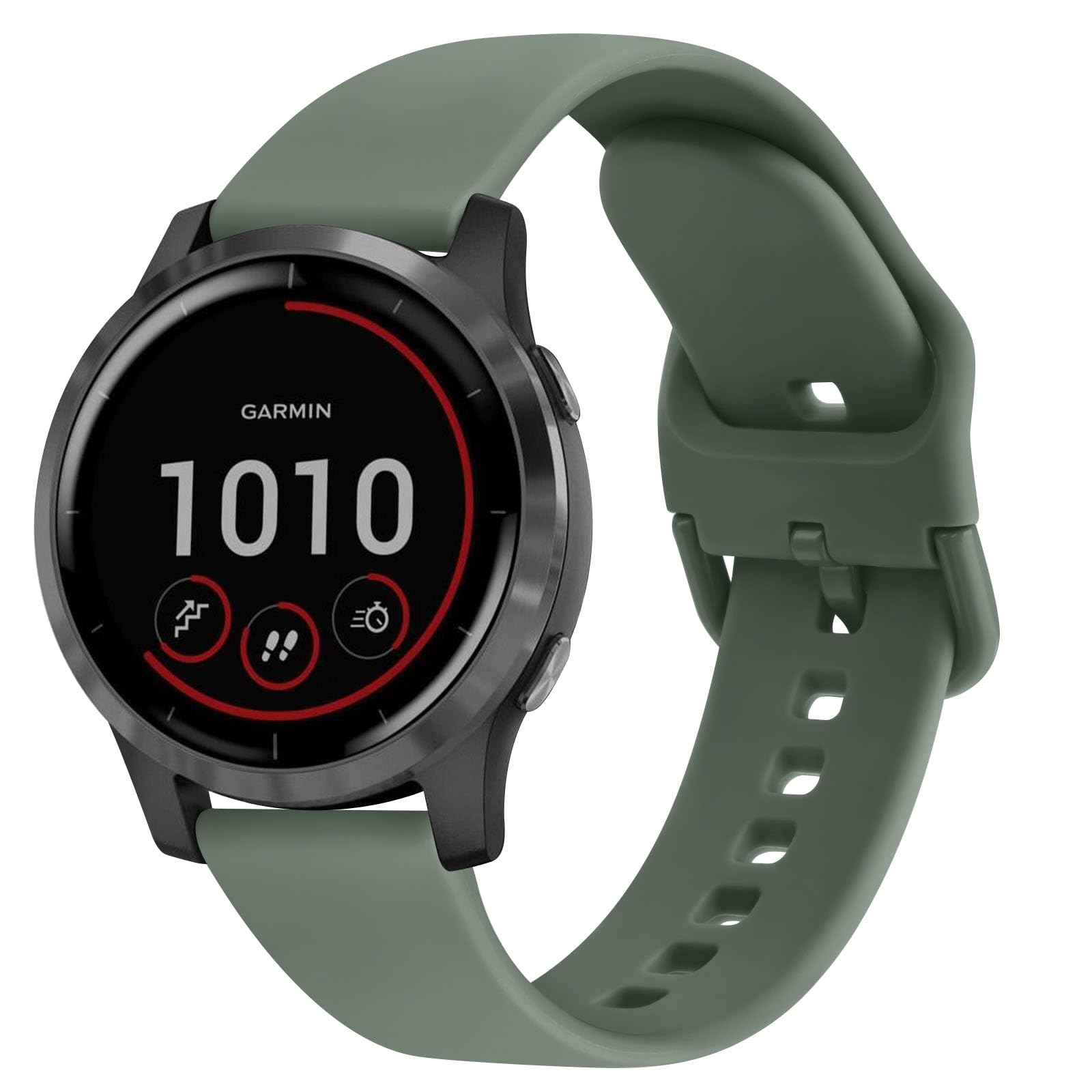22mm Strap Compatible with Garmin Vivoactive 4/Garmin Forerunner 255/265/Garmin Venu 2 Strap,Silicone Quick Release Strap Compatible with Garmin Vivoactive 4/Forerunner 255/265/Venu 2 (Cactus)