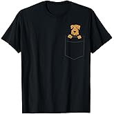 Airedale Terrier in A Pocket Cute Airedale Terrier Dog T-Shirt