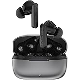 Monster N-Lite Clear Talk Wireless Earbuds Bluetooth 5.3 Headphones with CVC 8.0 Noise Reduction, IPX8 Waterproof, 60H Playtime, Fast Charging for Sport