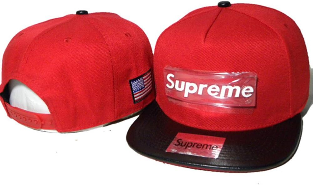 Vense Unisex Adjustable Trucker Baseball Cap metal Supreme Snapback Cap