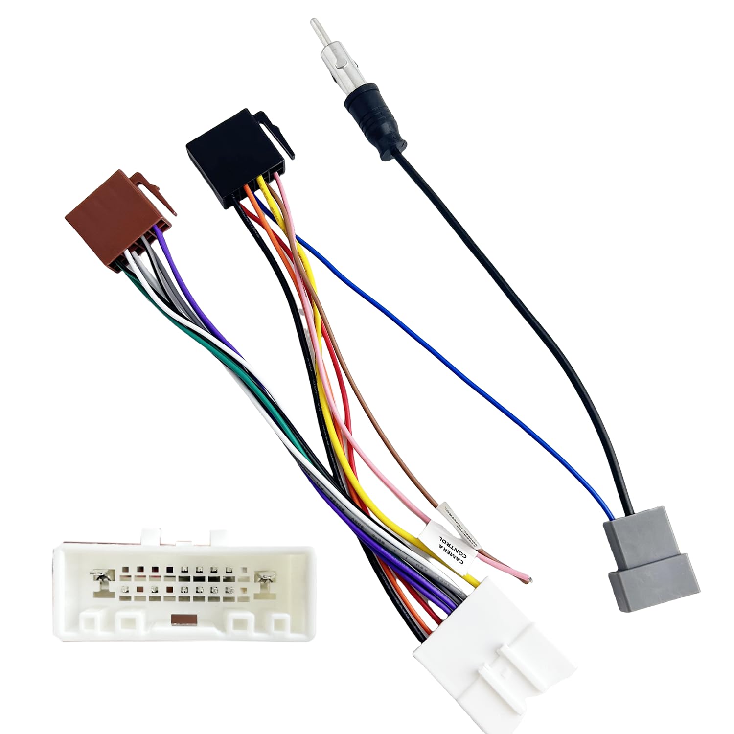 Photo 1 of 16Pin Aftermarket Stereo Wiring Harness for Nissan 2007-2013 Subaru 2008-2014, 8Pin+8Pin Android Car Stereo Harness Adapter for Xterra Altima Rogue Frontier Car Radio Stereo Wiring Harness Cable