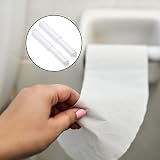 jeufun Toilet Paper Holder Rollers, 2Pcs White Plastic Replacements view 4
