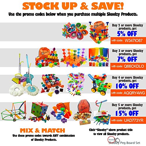 6 Peg+board+Shapes+Puzzle+38pc