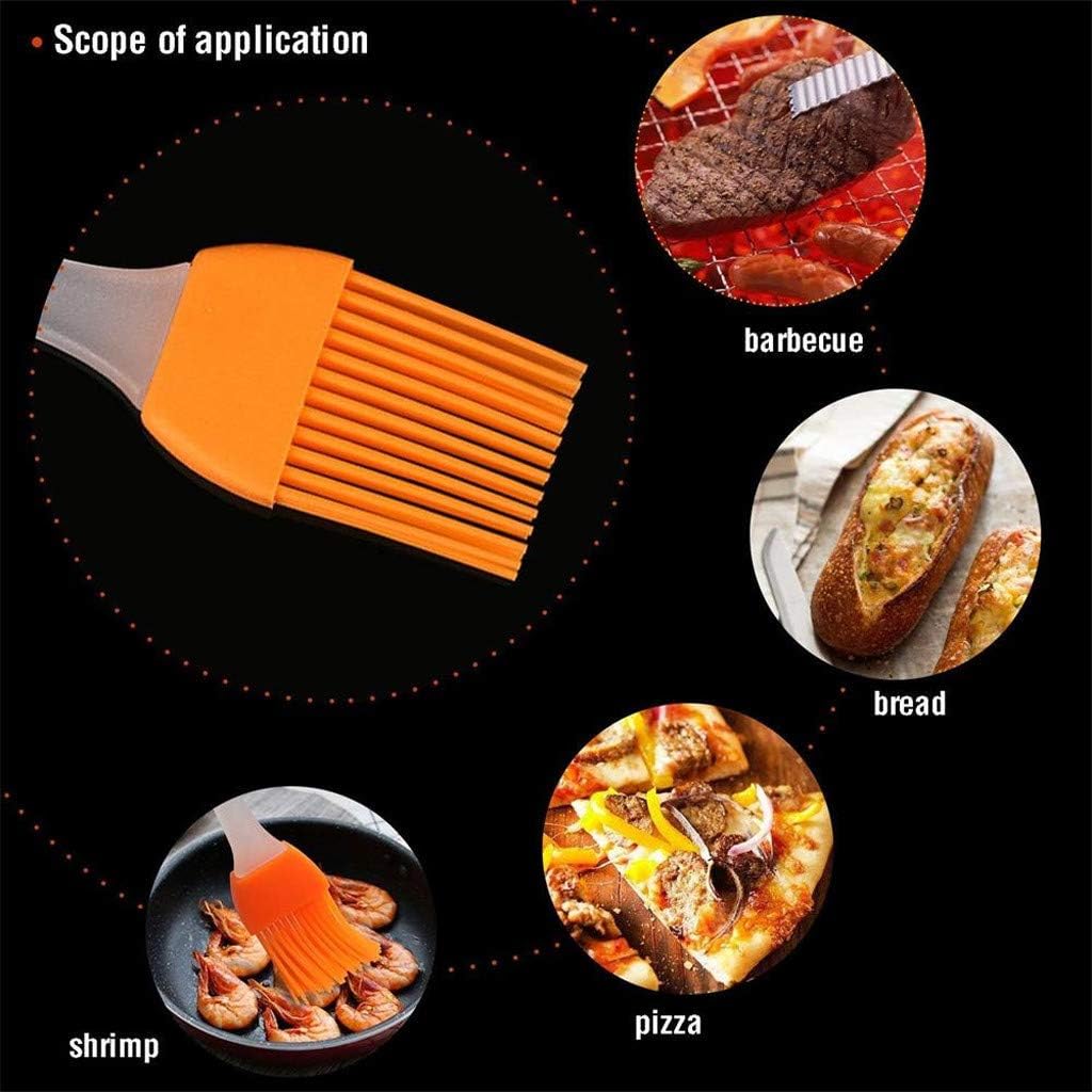 review Silicone Baking Bakeware Bread Cook Pastry Oil Cream BBQ Tools Basting Brush for Cooking Baking Barbecue Grilling