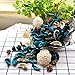Qingbei Rina Summer Potpourri,Ocean Scent Potpourri Dried Flower,Blue Decorative Bowl Vase Filler, Home Fragrance Sachet, Beach Coastal Breeze Decor,9.8 Oz