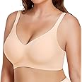 Gailife Smooth Wireless Bras for Women No Underwire Comfort Seamless Supportive Bra Raceback Push Up Bralettes Full Coverage