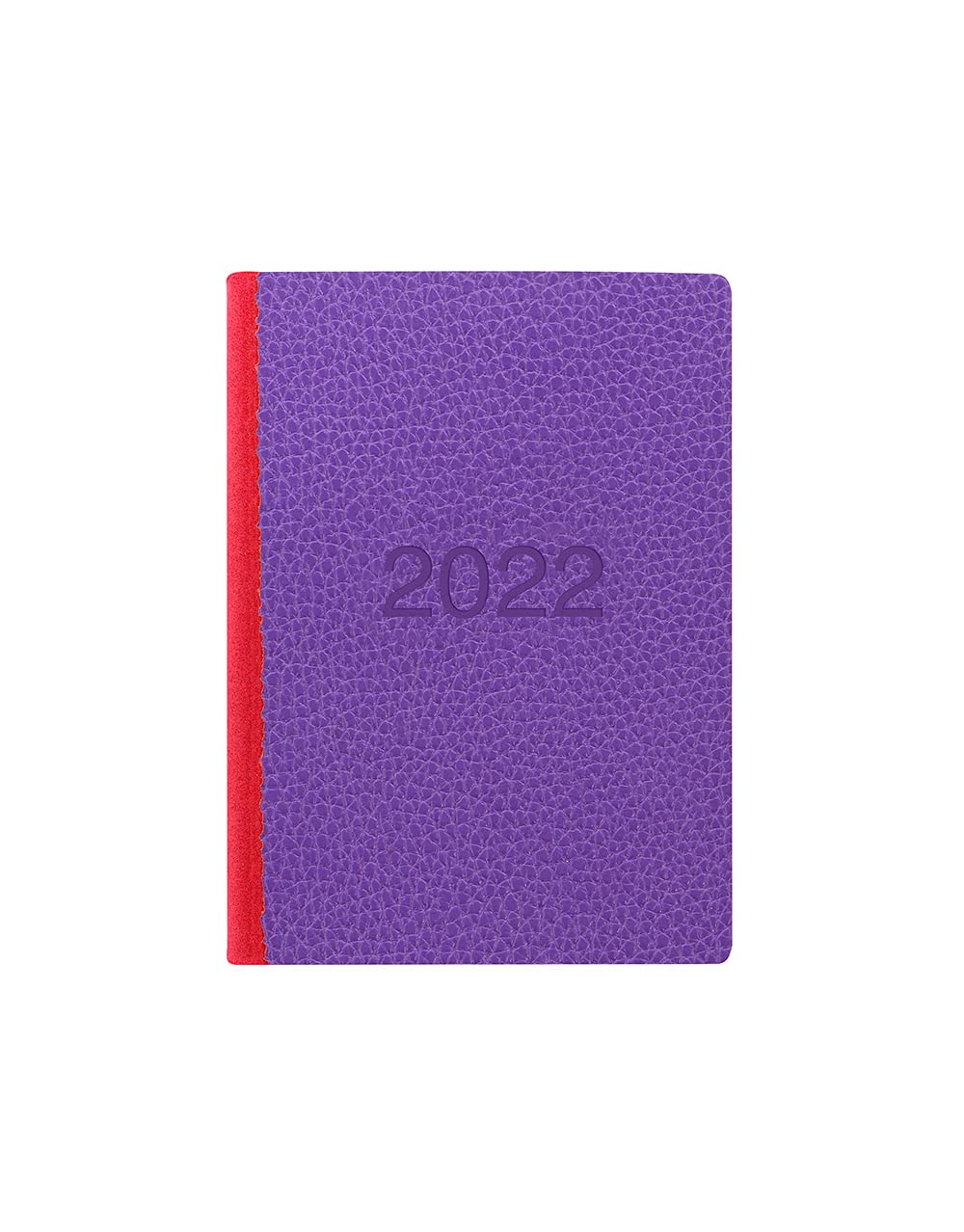 Letts Two Tone A6 Week to View 2022 Diary - Purple