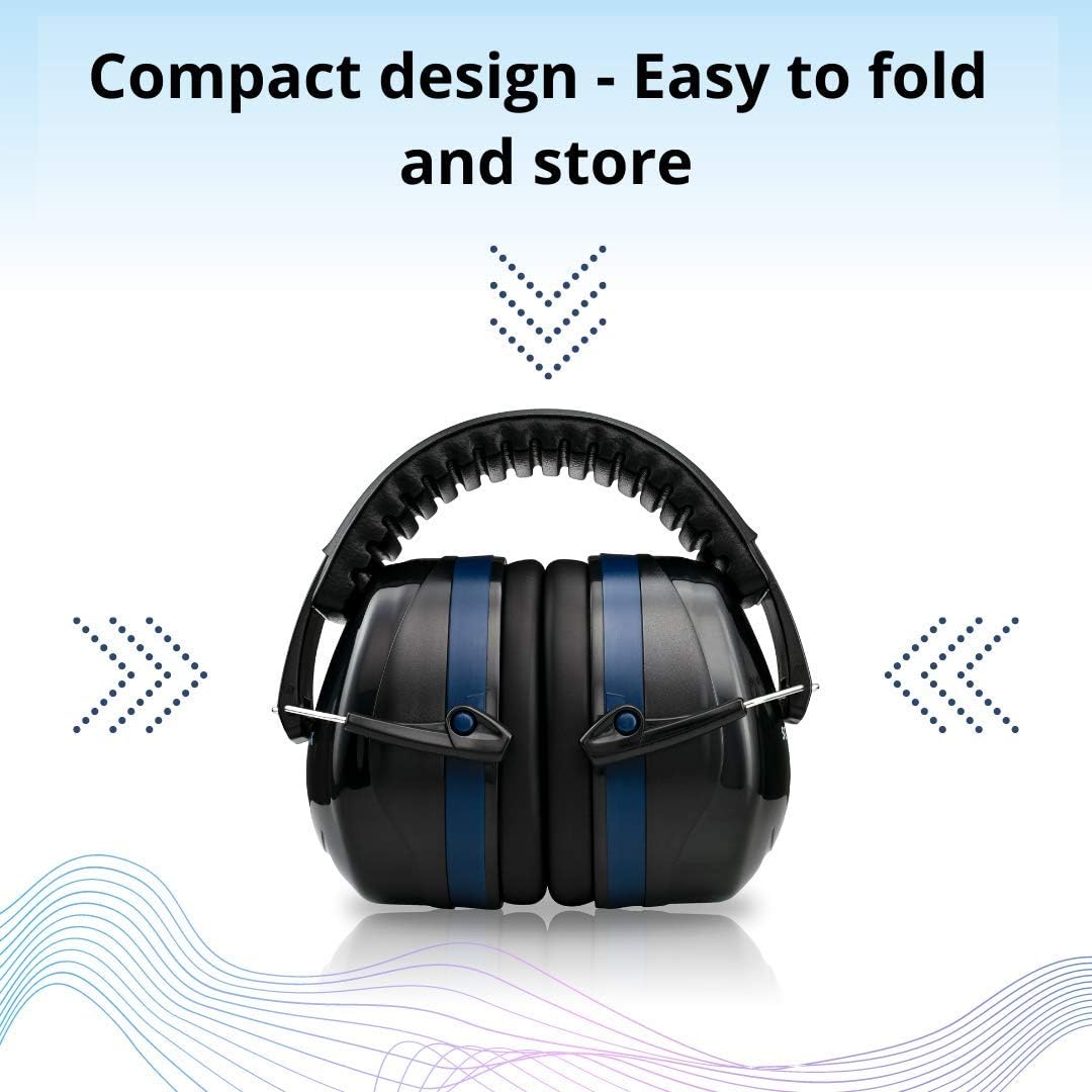 Schallwerk ® Work+ Ear Defenders, Size Adjustable Hearing Protection Earmuffs, Noise Protection Headphones - Image 4