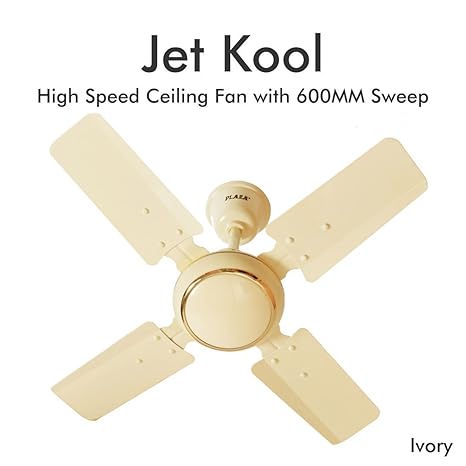 Buy Plaza Jet Kool 24 Inch 600mm Ceiling Fan Ivory Online At Low