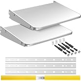 Otooling 2 Pack Planer Folding Table with 3 Pack Blades | Compatible with Dewalt Dw735 Dw735x Planer, 9 Inch Side Support, 13 Inch Planer Blades Replacement Silver, Alloy Steel