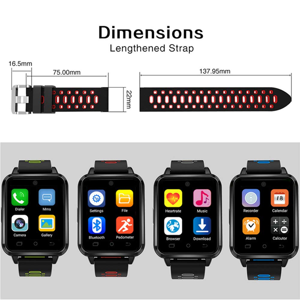 Amazon.com: Video Call Smart Watch 4G Full Netcom IP67 ...