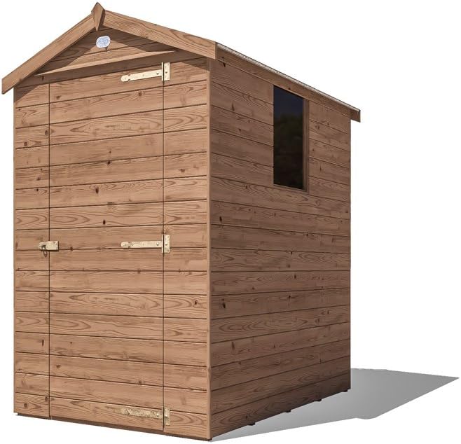 6x4 Garden Shed Pressure Treated Tool Storage Easy Build Felt Inc - Shedrick